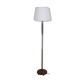 Scandinavian lamppost and teak and brass