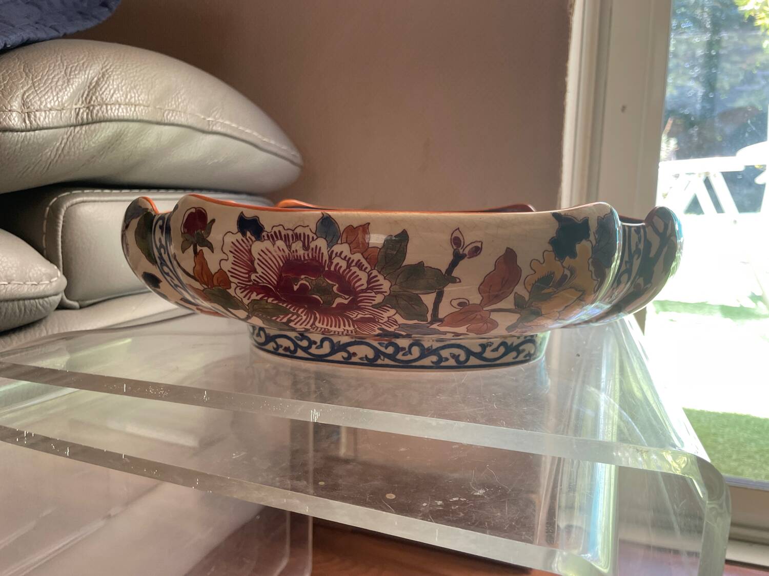 Gien Peony Fruit Bowl