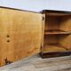 1940 Art Decò nightstands in walnut with door and shelf