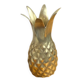 Vase ananas en laiton massif