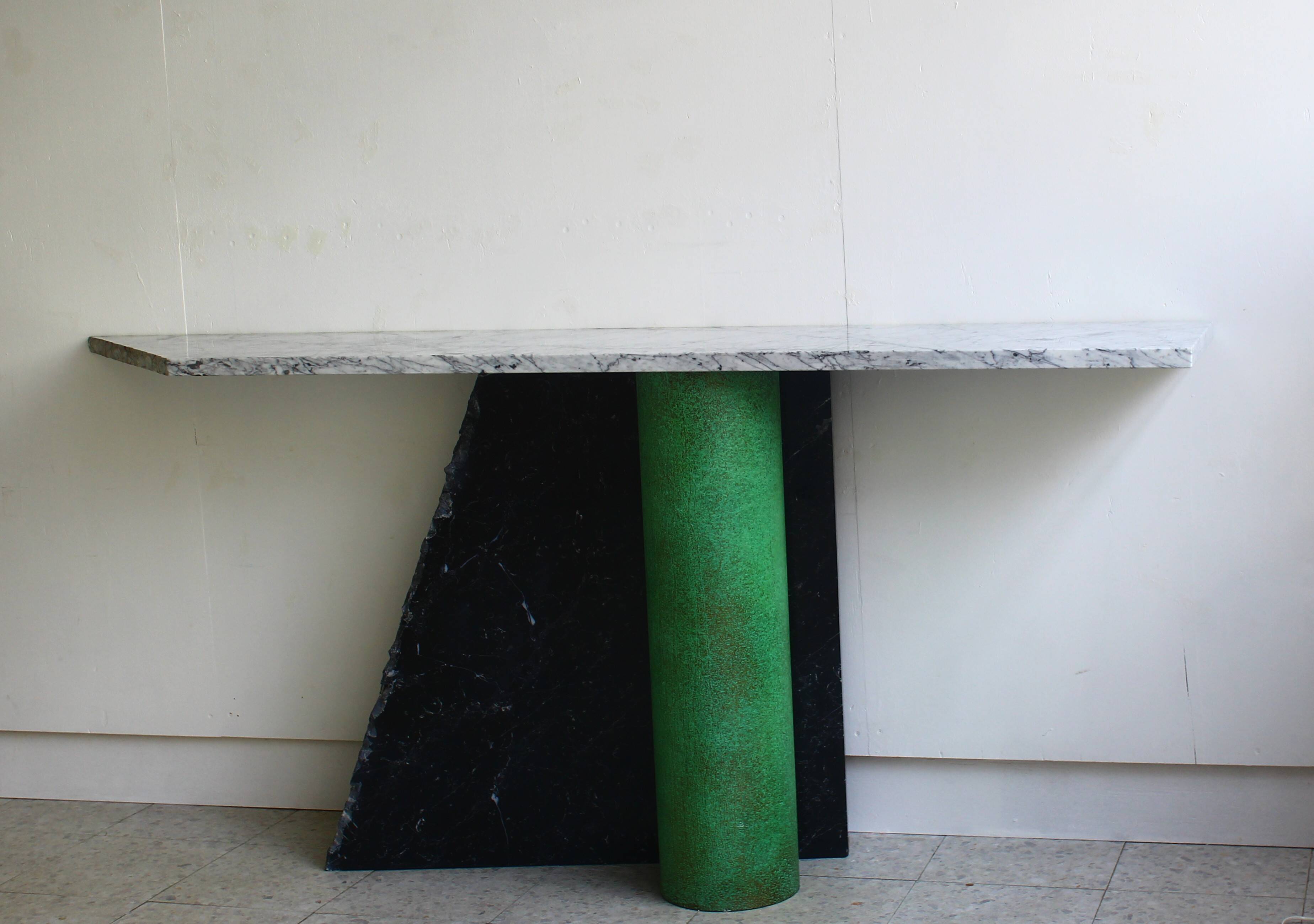 Italian console model Ambiguità, designed by Lella and Massimo Vignelli.