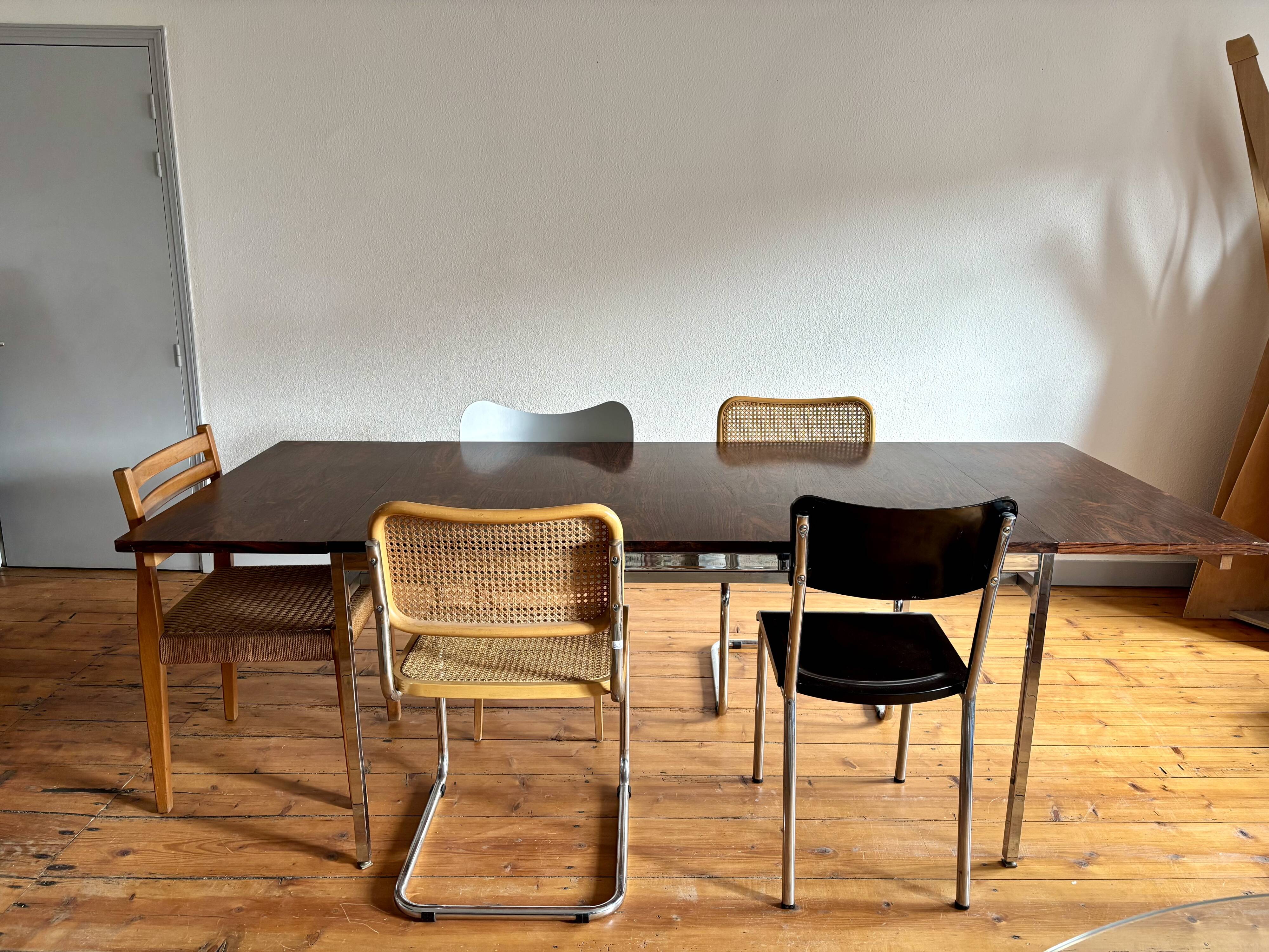 Extendable dining table by Luigi Bartolini, 1960