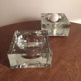 Lamp glass, cube cubosfera wila 1970