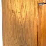 Highboard on hairpin legs, oak
