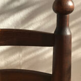 Wooden chair and straw 1950