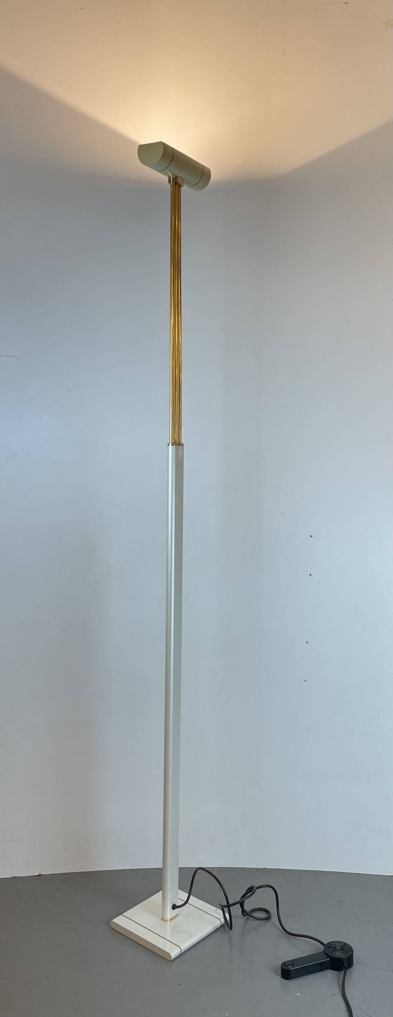 Lampadaire Hollywood Regency, Italie, années 1980