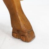 Vintage camel saddle stool, 1960s