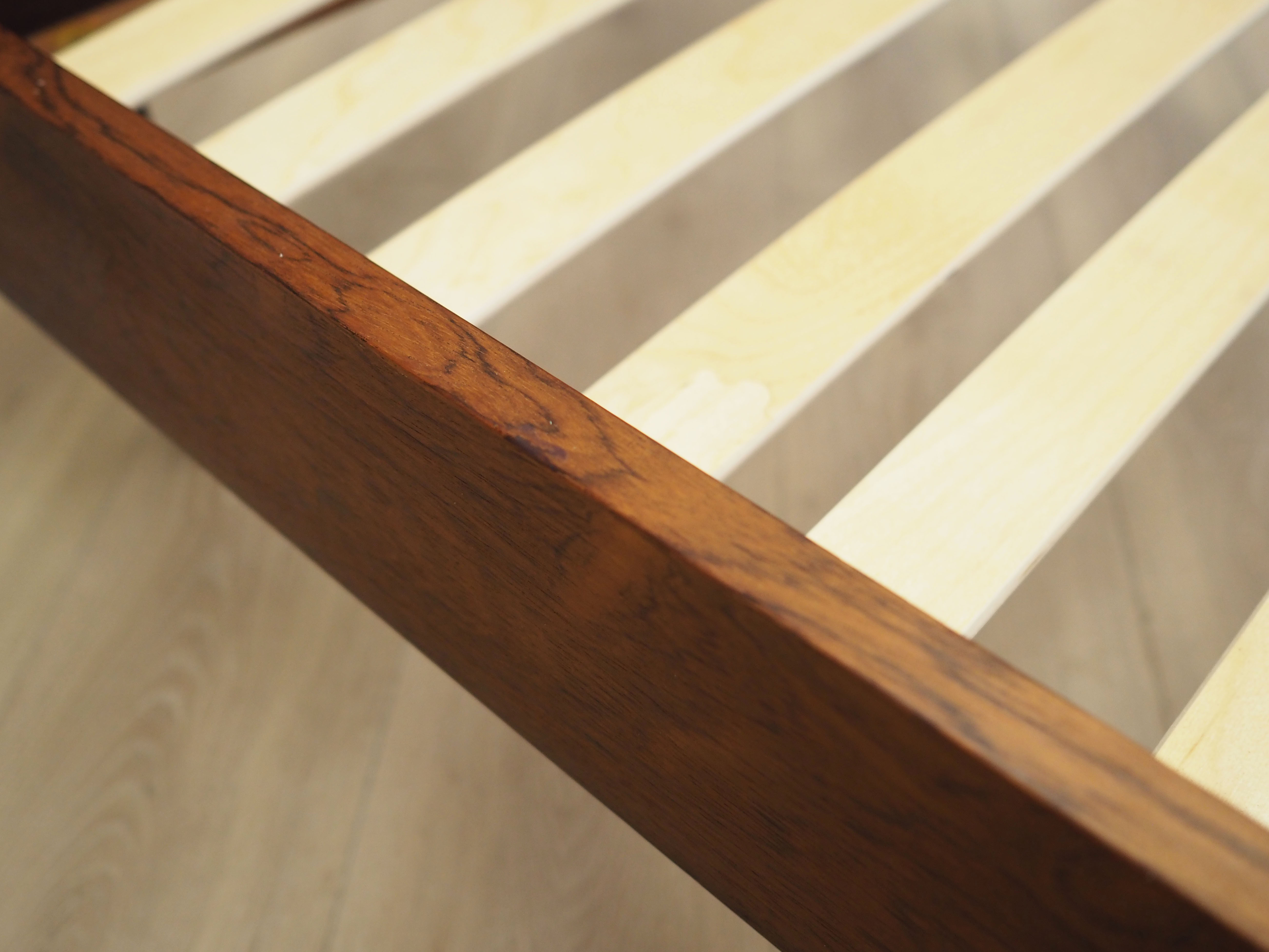 Rosewood bed, Danish design, 1970s, production: Denmark