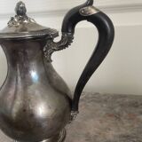 Antique silver-plated coffee pot teapot art nouveau christofle