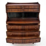 Rosewood writing desk, G. Falsig, Møbelfabrik Holstebro, 1960s