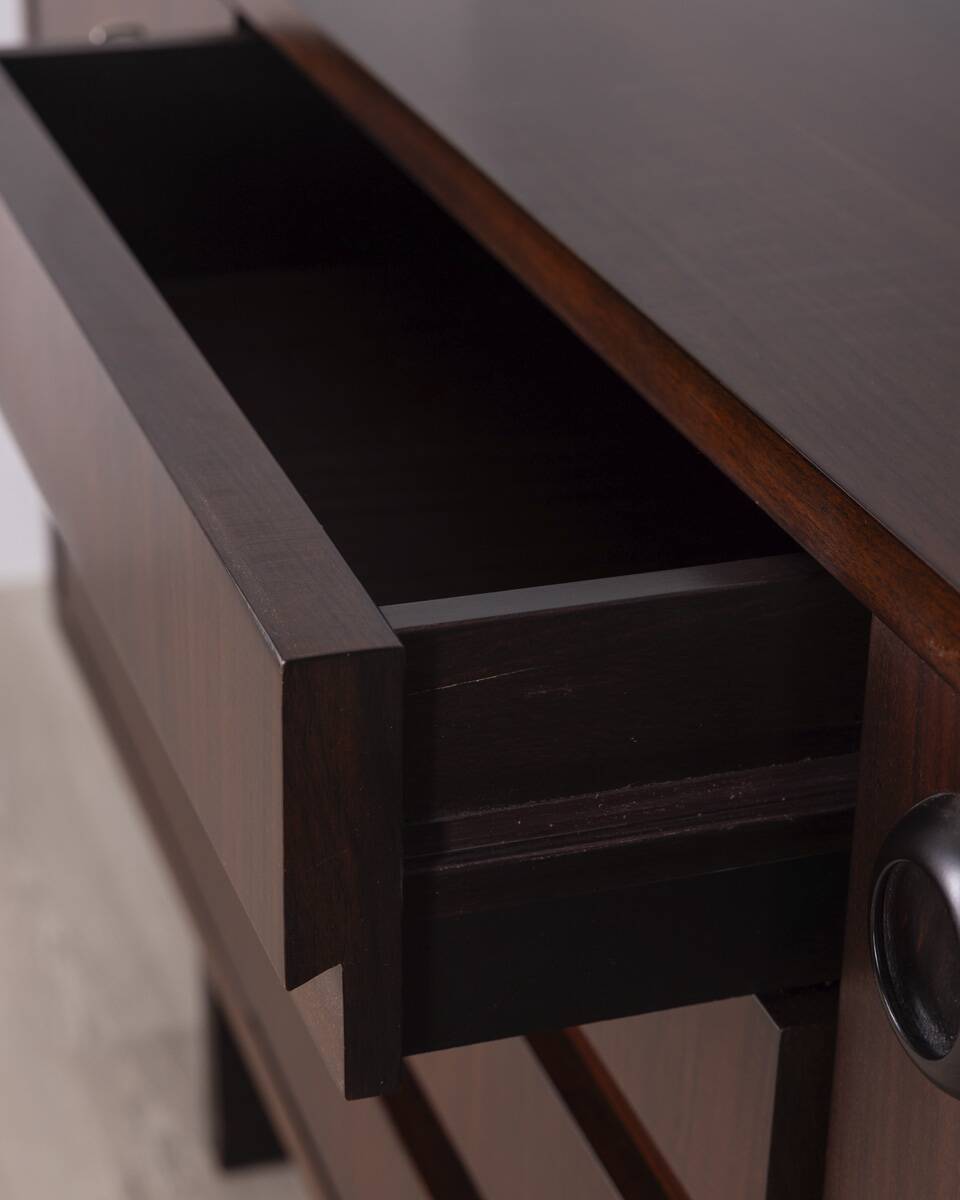 LARGE VINTAGE SIDEBOARD FROM THE 1960S IN WOOD, ITALIAN DESIGN