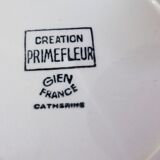 5 dessert plates from Gien model Catherine 220552