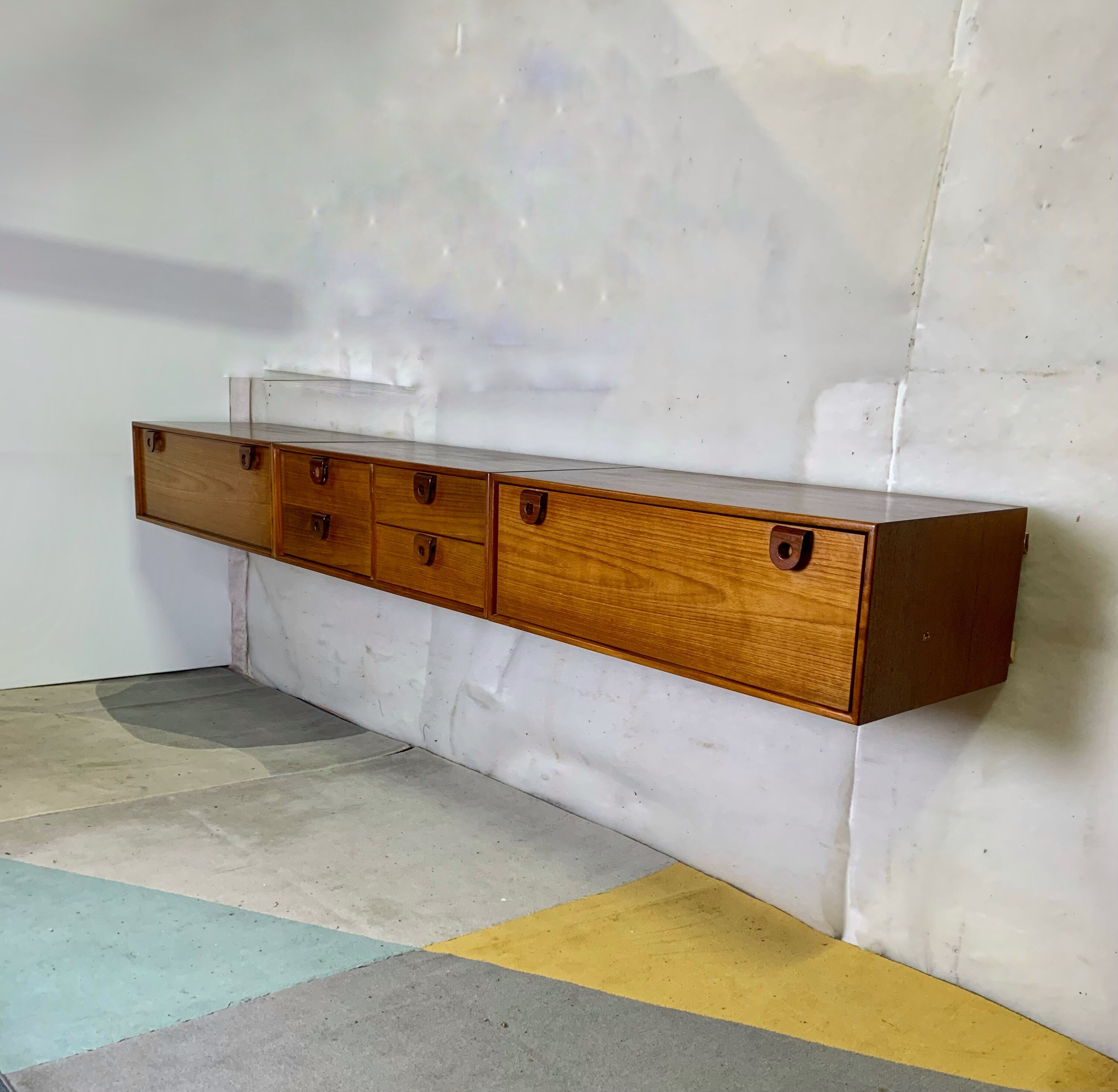 Scandinavian floating sideboard 1960