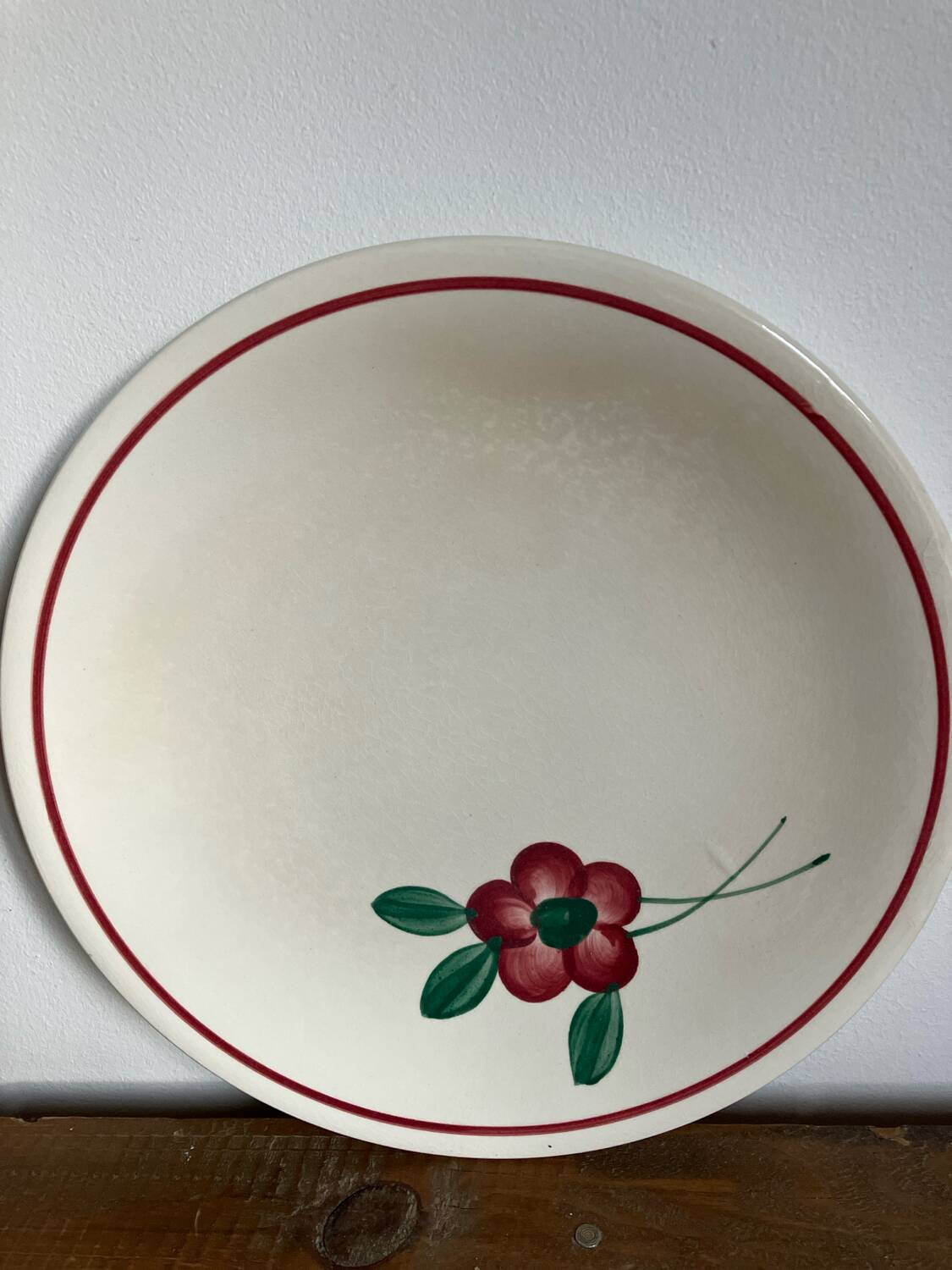 6 assiettes à dessert