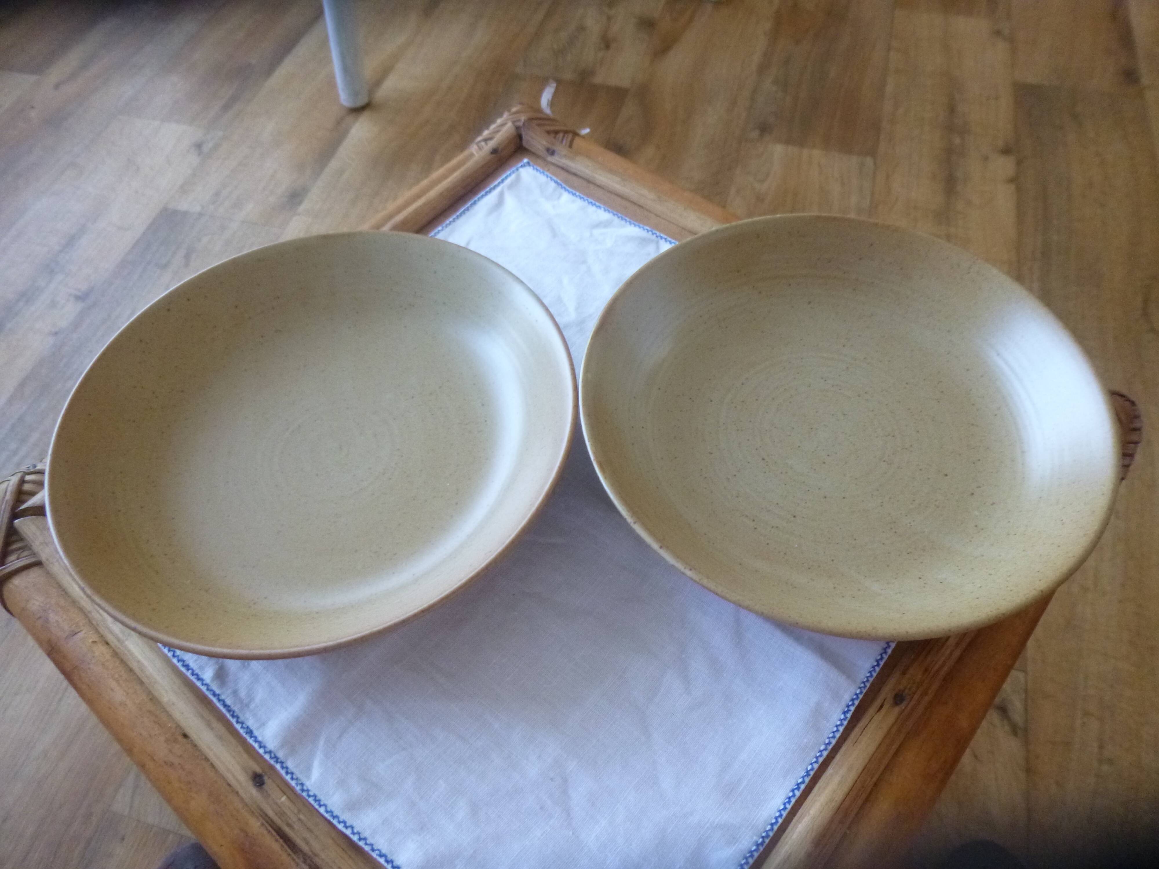 Hollow plates Sandstone Village CNP France