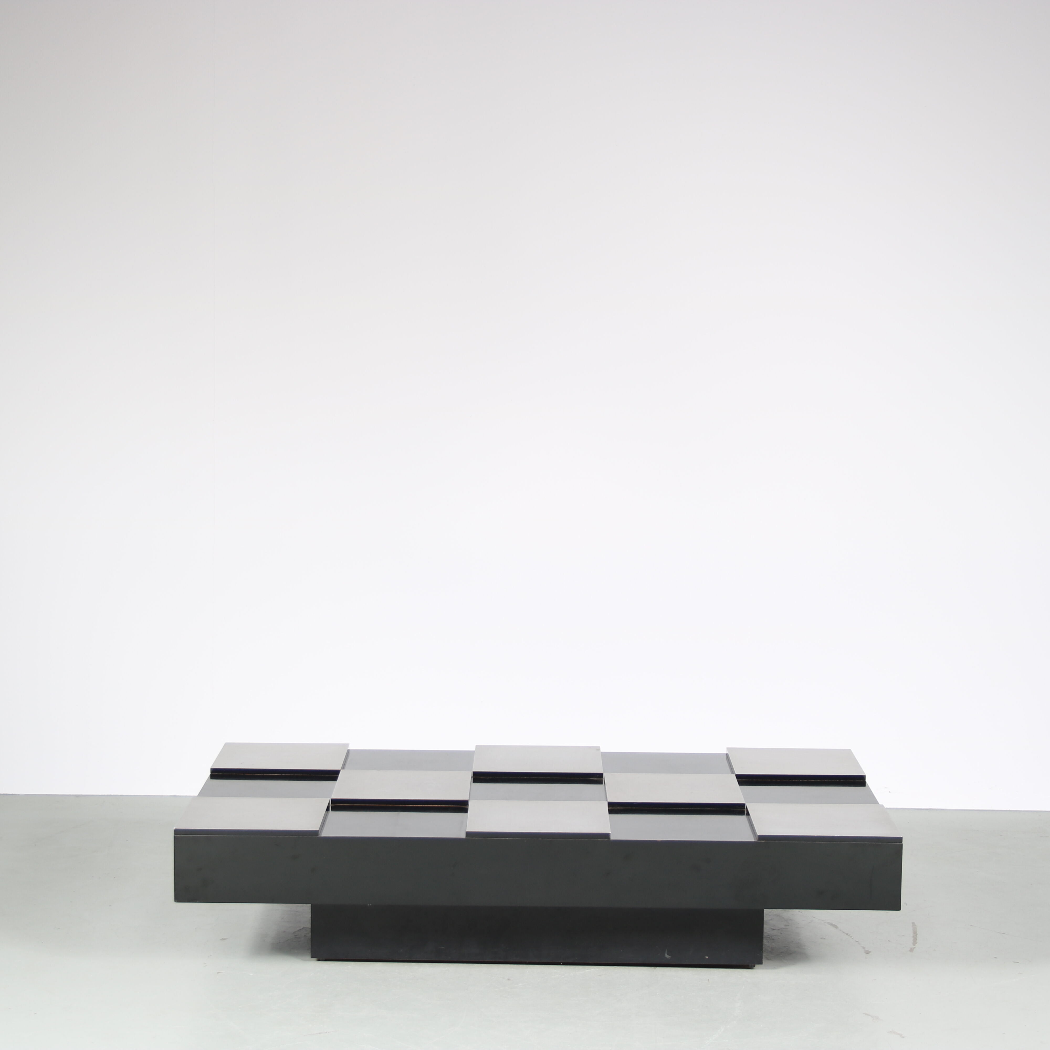 “checkerboard” table, italy 1970