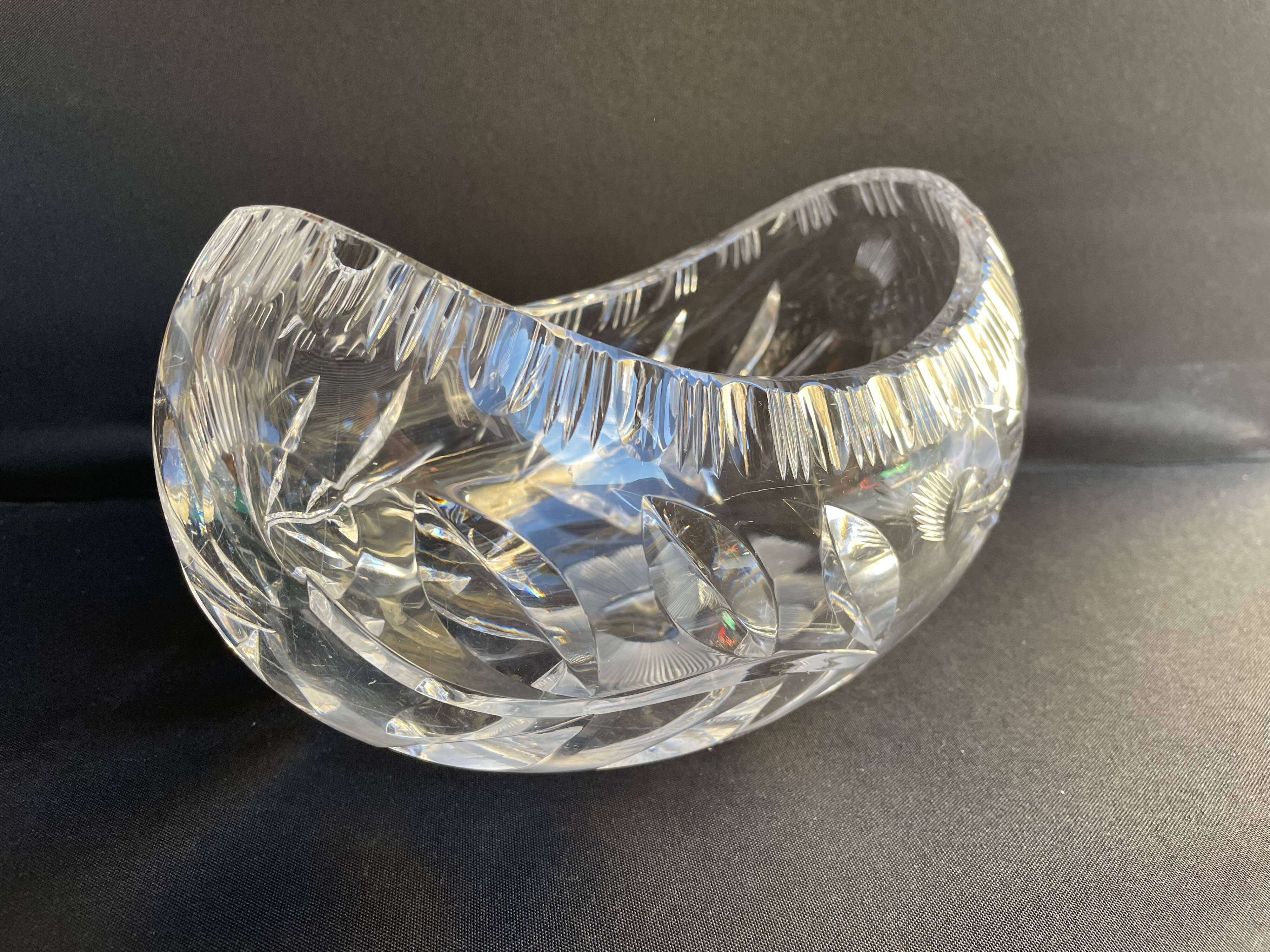 1629 Table planter - Modern mid-century - Hand-cut crystal