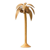 Lampadaire « cocotier/palmier » en rotin
