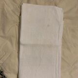 White cotton tablecloth