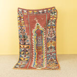 Vintage azilal, berber rug, 138 x 260