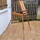 Vintage French folding field easel