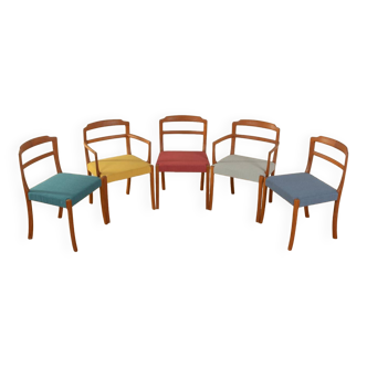 Chaises de salle à manger des années 1960, Ole Wanscher