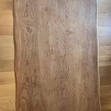Brutalist elm table