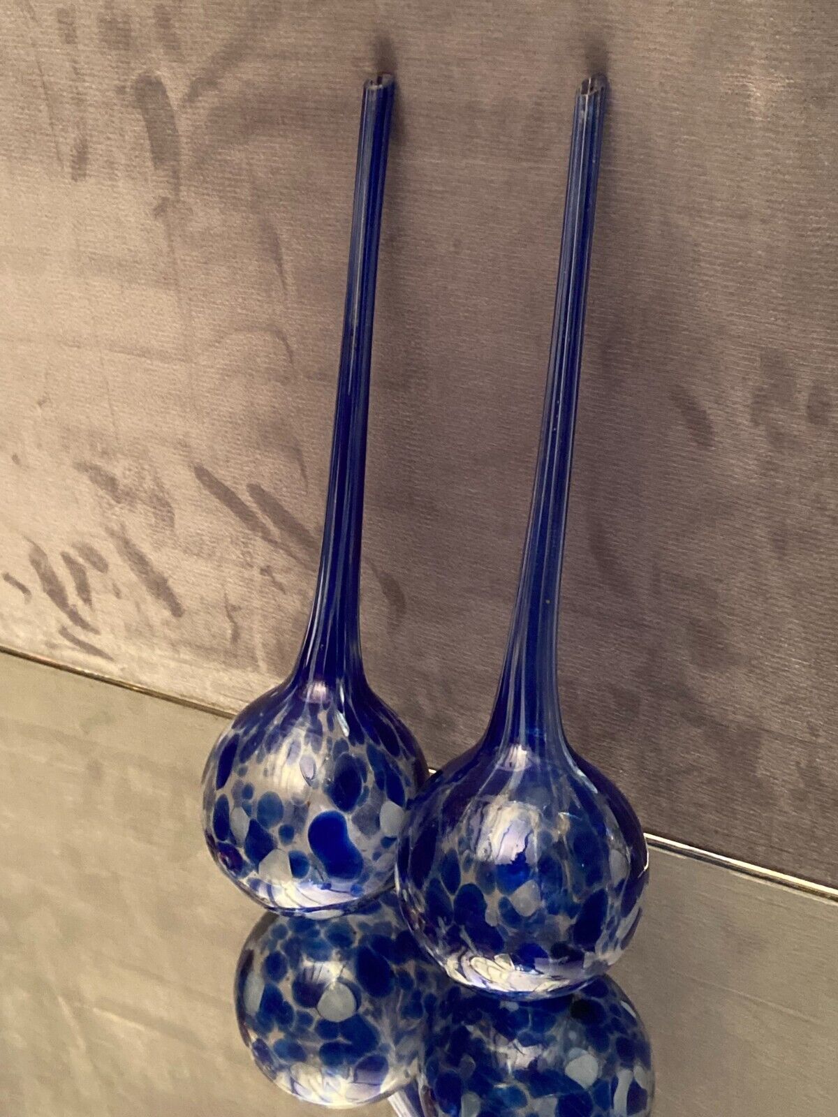 Pair of Murano glass vials