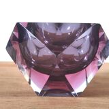 Large Sommerso diamond empty pocket Seguso 60s, 3.5 kilos