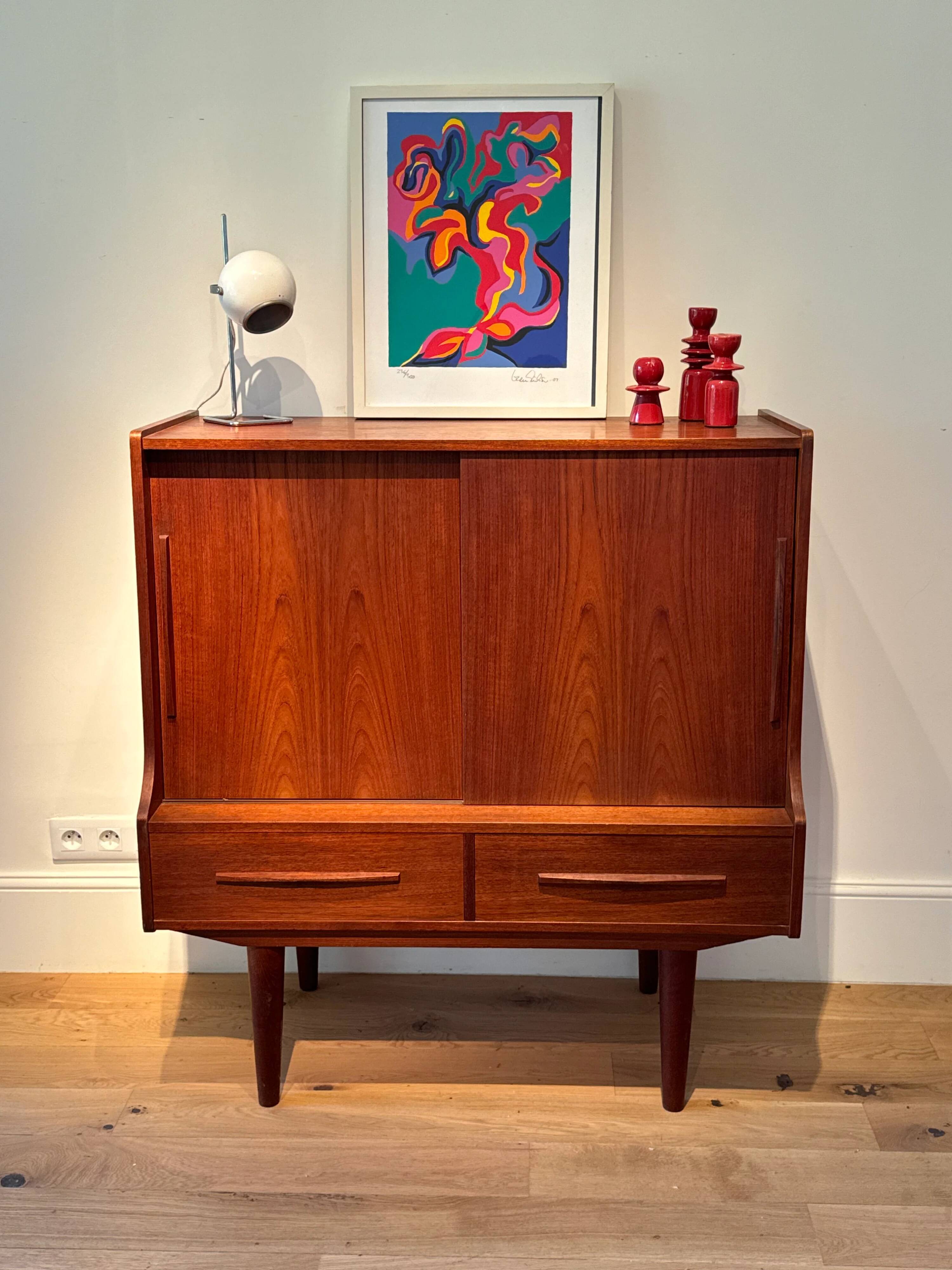 Buffet scandinave vintage en teck "Mads"