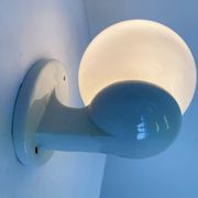 Pair of Bauhaus Wall Lamps in Porcelain and Glass - Design - 1930s