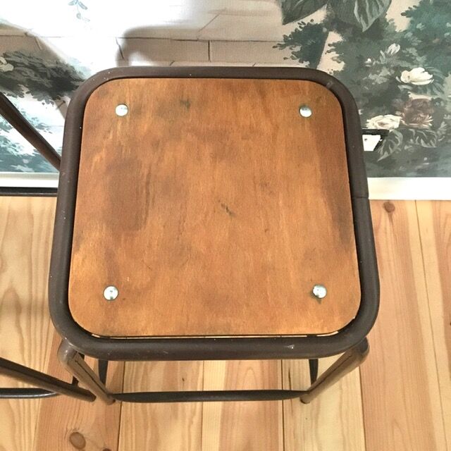 Lot of 4 school stools