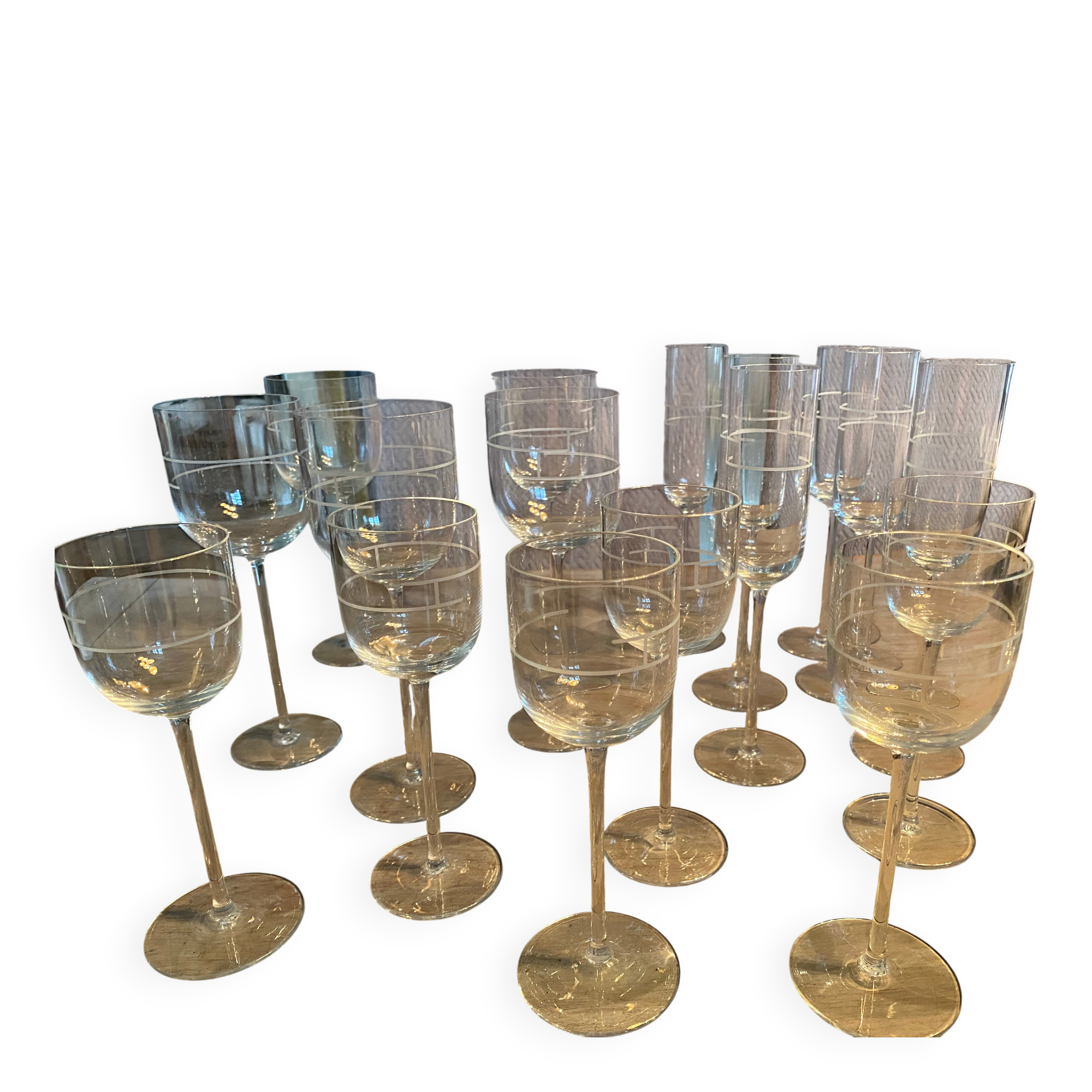 Set of Hermes glasses