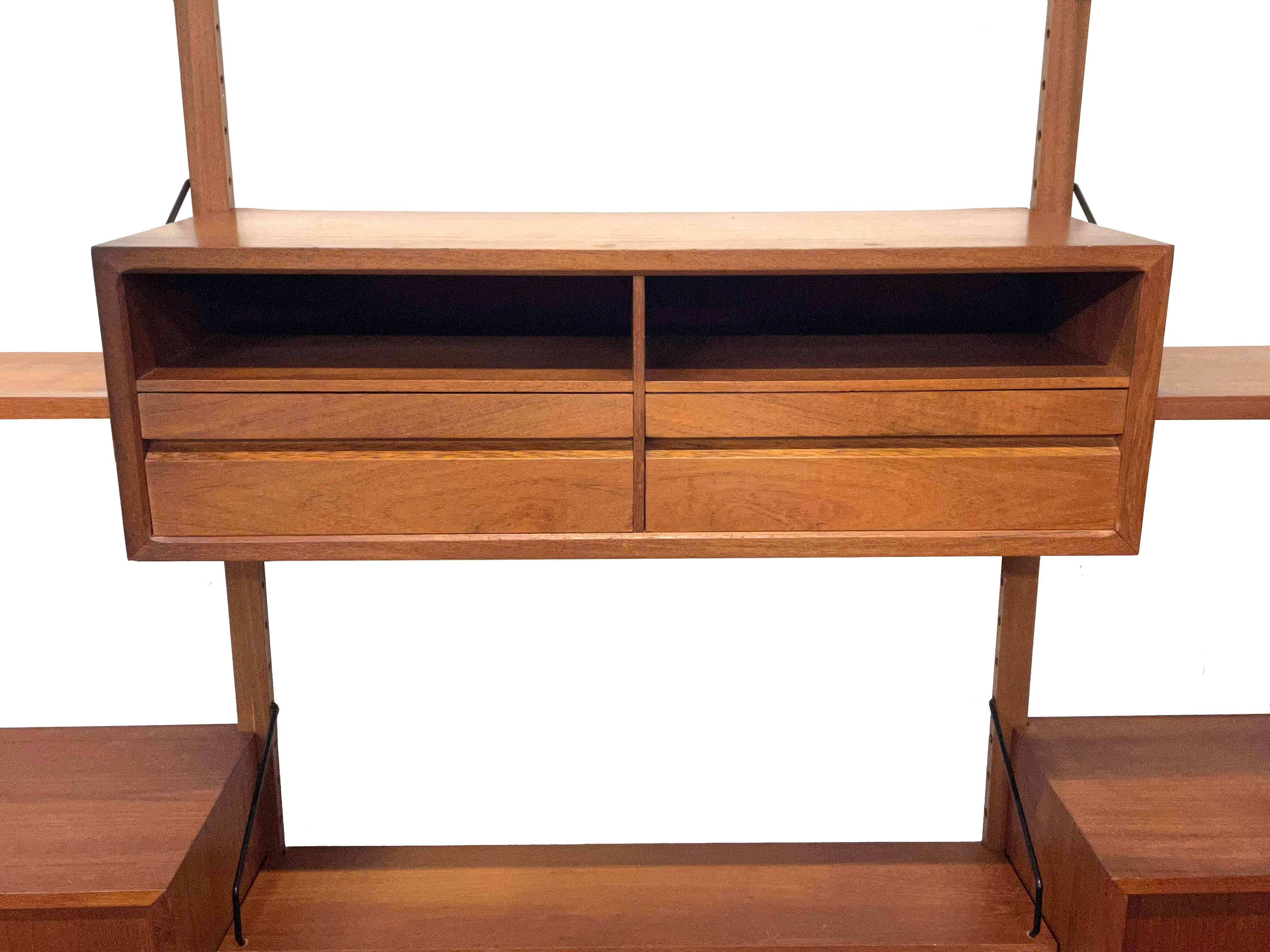 Vintage Poul Cadovius Royal System wall system wall