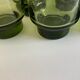 Set de 8 verres gobelets 1960 en verre vert