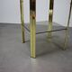 Mid-Century Brass and Smoked Glass Tea Table, 1970s, Germany