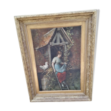 Tableau ancien fin 19eme