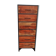 High metal furniture with 6 wooden drawers