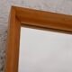 Miroir scandinave en chêne, années 60