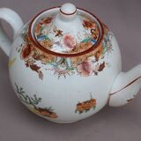 Ancienne Théière Sarreguemines 19ème Chinoiserie