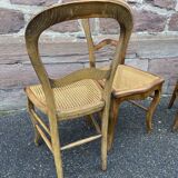 4 chaises rustique d’époque Louis Philippe