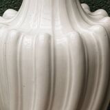 Baluster lamp base in Paris porcelain