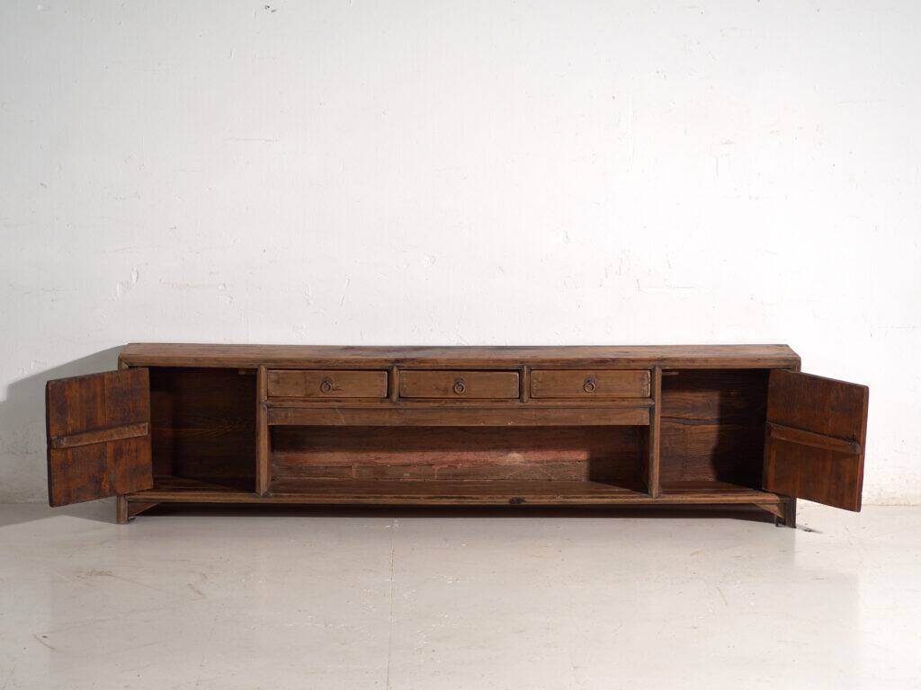 Antique low pine wood furniture – China, circa 1900