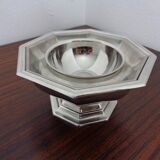 French stainless steel caviar bowl by Jean Couzon, 1970s