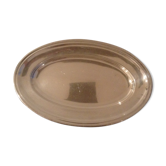 Plat en métal argenté "ercuis"