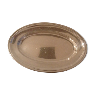 Dish "ercuis" silver metal