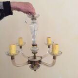 Glass pendant light