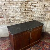 Jacob dit desmalter chest buffet with doors said english mahogany period restoration xix th century