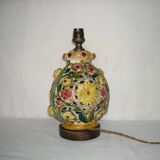Openwork porcelain lamp base - Italy from the 1920s