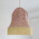 Suspension Armande "bell" shape printed with fringes